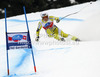 Fourth placed Kjetil Jansrud of Norway skiing in men super-g race of Audi FIS Alpine skiing World cup 2012-2013 in Val Gardena, Italy. Man super-g race of Audi FIS Alpine skiing World cup was held on Saslong course in Val Gardena, Italy, on Friday, 14th of December 2012.
