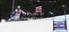 Didier Defago of Switzerland skiing in men super-g race of Audi FIS Alpine skiing World cup 2012-2013 in Val Gardena, Italy. Man super-g race of Audi FIS Alpine skiing World cup was held on Saslong course in Val Gardena, Italy, on Friday, 14th of December 2012.
