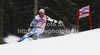 Didier Defago of Switzerland skiing in men super-g race of Audi FIS Alpine skiing World cup 2012-2013 in Val Gardena, Italy. Man super-g race of Audi FIS Alpine skiing World cup was held on Saslong course in Val Gardena, Italy, on Friday, 14th of December 2012.
