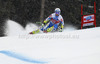 Rok Perko of Slovenia skiing in men super-g race of Audi FIS Alpine skiing World cup 2012-2013 in Val Gardena, Italy. Man super-g race of Audi FIS Alpine skiing World cup was held on Saslong course in Val Gardena, Italy, on Friday, 14th of December 2012.
