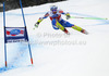 Rok Perko of Slovenia skiing in men super-g race of Audi FIS Alpine skiing World cup 2012-2013 in Val Gardena, Italy. Man super-g race of Audi FIS Alpine skiing World cup was held on Saslong course in Val Gardena, Italy, on Friday, 14th of December 2012.
