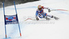 Vitus Lueoend of Switzerland skiing in men super-g race of Audi FIS Alpine skiing World cup 2012-2013 in Val Gardena, Italy. Man super-g race of Audi FIS Alpine skiing World cup was held on Saslong course in Val Gardena, Italy, on Friday, 14th of December 2012.
