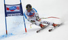 Philipp Zepnik of Germany skiing in men super-g race of Audi FIS Alpine skiing World cup 2012-2013 in Val Gardena, Italy. Man super-g race of Audi FIS Alpine skiing World cup was held on Saslong course in Val Gardena, Italy, on Friday, 14th of December 2012.
