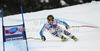 Marvin Ackermann of Germany skiing in men super-g race of Audi FIS Alpine skiing World cup 2012-2013 in Val Gardena, Italy. Man super-g race of Audi FIS Alpine skiing World cup was held on Saslong course in Val Gardena, Italy, on Friday, 14th of December 2012.

