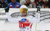 Matteo Marsaglia of Italy reacts in the finish of the men Super-G race of Audi FIS alpine skiing World Cup in Val Gardena, Italy. Super-G race of Men Audi FIS Alpine skiing World Cup 2012 / 2013, was held on Friday, 14th of December 2012, on Saslong course in Val Gardena, Italy.
