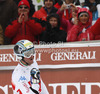 Werner Heel of Italy reacts in the finish of the men Super-G race of Audi FIS alpine skiing World Cup in Val Gardena, Italy. Super-G race of Men Audi FIS Alpine skiing World Cup 2012 / 2013, was held on Friday, 14th of December 2012, on Saslong course in Val Gardena, Italy.
