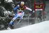 Marc Gisin of Switzerland skiing in men downhill race of Audi FIS Alpine skiing World cup 2012-2013 in Val Gardena, Italy. Man downhill race of Audi FIS Alpine skiing World cup was held on Saslong course in Val Gardena, Italy, on Saturday, 15th of December 2012.
