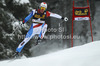 Marc Gisin of Switzerland skiing in men downhill race of Audi FIS Alpine skiing World cup 2012-2013 in Val Gardena, Italy. Man downhill race of Audi FIS Alpine skiing World cup was held on Saslong course in Val Gardena, Italy, on Saturday, 15th of December 2012.
