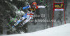 Patrick Kueng of Switzerland skiing in men downhill race of Audi FIS Alpine skiing World cup 2012-2013 in Val Gardena, Italy. Man downhill race of Audi FIS Alpine skiing World cup was held on Saslong course in Val Gardena, Italy, on Saturday, 15th of December 2012.
