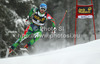 Andreas Romar of Finland skiing in men downhill race of Audi FIS Alpine skiing World cup 2012-2013 in Val Gardena, Italy. Man downhill race of Audi FIS Alpine skiing World cup was held on Saslong course in Val Gardena, Italy, on Saturday, 15th of December 2012.
