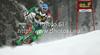 Andreas Romar of Finland skiing in men downhill race of Audi FIS Alpine skiing World cup 2012-2013 in Val Gardena, Italy. Man downhill race of Audi FIS Alpine skiing World cup was held on Saslong course in Val Gardena, Italy, on Saturday, 15th of December 2012.

