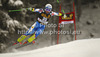 Second placed Rok Perko of Slovenia skiing in men downhill race of Audi FIS Alpine skiing World cup 2012-2013 in Val Gardena, Italy. Man downhill race of Audi FIS Alpine skiing World cup was held on Saslong course in Val Gardena, Italy, on Saturday, 15th of December 2012.
