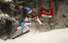 Nils Mani of Switzerland skiing in men downhill race of Audi FIS Alpine skiing World cup 2012-2013 in Val Gardena, Italy. Man downhill race of Audi FIS Alpine skiing World cup was held on Saslong course in Val Gardena, Italy, on Saturday, 15th of December 2012.
