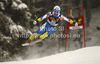 Second placed Rok Perko of Slovenia skiing in men downhill race of Audi FIS Alpine skiing World cup 2012-2013 in Val Gardena, Italy. Man downhill race of Audi FIS Alpine skiing World cup was held on Saslong course in Val Gardena, Italy, on Saturday, 15th of December 2012.
