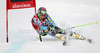Ted Ligety of USA skiing in first run of men giant slalom race of Audi FIS Alpine skiing World cup 2012-2013 in Alta Badia, Italy. Man giant slalom race of Audi FIS Alpine skiing World cup was held on Gran Risa course in Alta Badia, Italy, on Sunday, 16th of December 2012.
