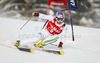 Manfred Moelgg of Italy skiing in first run of men giant slalom race of Audi FIS Alpine skiing World cup 2012-2013 in Alta Badia, Italy. Man giant slalom race of Audi FIS Alpine skiing World cup was held on Gran Risa course in Alta Badia, Italy, on Sunday, 16th of December 2012.
