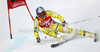 Aksel Lund Svindal of Norway skiing in first run of men giant slalom race of Audi FIS Alpine skiing World cup 2012-2013 in Alta Badia, Italy. Man giant slalom race of Audi FIS Alpine skiing World cup was held on Gran Risa course in Alta Badia, Italy, on Sunday, 16th of December 2012.
