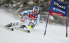 Fritz Dopfer of Germany skiing in first run of men giant slalom race of Audi FIS Alpine skiing World cup 2012-2013 in Alta Badia, Italy. Man giant slalom race of Audi FIS Alpine skiing World cup was held on Gran Risa course in Alta Badia, Italy, on Sunday, 16th of December 2012.
