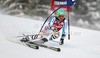 Felix Neureuther of Germany skiing in first run of men giant slalom race of Audi FIS Alpine skiing World cup 2012-2013 in Alta Badia, Italy. Man giant slalom race of Audi FIS Alpine skiing World cup was held on Gran Risa course in Alta Badia, Italy, on Sunday, 16th of December 2012.
