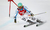 Felix Neureuther of Germany skiing in first run of men giant slalom race of Audi FIS Alpine skiing World cup 2012-2013 in Alta Badia, Italy. Man giant slalom race of Audi FIS Alpine skiing World cup was held on Gran Risa course in Alta Badia, Italy, on Sunday, 16th of December 2012.
