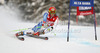 Thomas Tumler of Switzerland skiing in first run of men giant slalom race of Audi FIS Alpine skiing World cup 2012-2013 in Alta Badia, Italy. Man giant slalom race of Audi FIS Alpine skiing World cup was held on Gran Risa course in Alta Badia, Italy, on Sunday, 16th of December 2012.
