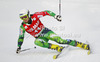 Samu Torsti of Finland skiing in first run of men giant slalom race of Audi FIS Alpine skiing World cup 2012-2013 in Alta Badia, Italy. Man giant slalom race of Audi FIS Alpine skiing World cup was held on Gran Risa course in Alta Badia, Italy, on Sunday, 16th of December 2012.
