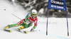 Samu Torsti of Finland skiing in first run of men giant slalom race of Audi FIS Alpine skiing World cup 2012-2013 in Alta Badia, Italy. Man giant slalom race of Audi FIS Alpine skiing World cup was held on Gran Risa course in Alta Badia, Italy, on Sunday, 16th of December 2012.
