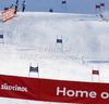 Fifth placed Davide Simoncelli of Italy skiing in second run of men giant slalom race of Audi FIS Alpine skiing World cup 2012-2013 in Alta Badia, Italy. Man giant slalom race of Audi FIS Alpine skiing World cup was held on Gran Risa course in Alta Badia, Italy, on Sunday, 16th of December 2012.
