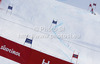Second placed Marcel Hirscher of Austria skiing in second run of men giant slalom race of Audi FIS Alpine skiing World cup 2012-2013 in Alta Badia, Italy. Man giant slalom race of Audi FIS Alpine skiing World cup was held on Gran Risa course in Alta Badia, Italy, on Sunday, 16th of December 2012.
