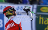 Second placed Marcel Hirscher of Austria reacts in finish of second run of men giant slalom race of Audi FIS Alpine skiing World cup 2012-2013 in Alta Badia, Italy. Man giant slalom race of Audi FIS Alpine skiing World cup was held on Gran Risa course in Alta Badia, Italy, on Sunday, 16th of December 2012.
