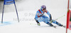 Tina Maze of Slovenia skiing in first run of women giant slalom race of Audi FIS Alpine skiing World cup 2012-2013 in Semmering, Austria. Women giant slalom race of Audi FIS Alpine skiing World cup was held in Semmering, Austria, on Friday, 28th of December 2012.
