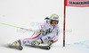 Anna Fenninger of Austria skiing in first run of women giant slalom race of Audi FIS Alpine skiing World cup 2012-2013 in Semmering, Austria. Women giant slalom race of Audi FIS Alpine skiing World cup was held in Semmering, Austria, on Friday, 28th of December 2012.
