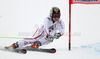 Kathrin Zettel of Austria skiing in first run of women giant slalom race of Audi FIS Alpine skiing World cup 2012-2013 in Semmering, Austria. Women giant slalom race of Audi FIS Alpine skiing World cup was held in Semmering, Austria, on Friday, 28th of December 2012.
