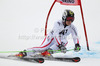 Kathrin Zettel of Austria skiing in first run of women giant slalom race of Audi FIS Alpine skiing World cup 2012-2013 in Semmering, Austria. Women giant slalom race of Audi FIS Alpine skiing World cup was held in Semmering, Austria, on Friday, 28th of December 2012.
