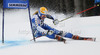Jessica Lindell-Vikarby of Sweden skiing in first run of women giant slalom race of Audi FIS Alpine skiing World cup 2012-2013 in Semmering, Austria. Women giant slalom race of Audi FIS Alpine skiing World cup was held in Semmering, Austria, on Friday, 28th of December 2012.
