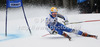 Jessica Lindell-Vikarby of Sweden skiing in first run of women giant slalom race of Audi FIS Alpine skiing World cup 2012-2013 in Semmering, Austria. Women giant slalom race of Audi FIS Alpine skiing World cup was held in Semmering, Austria, on Friday, 28th of December 2012.
