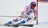 Maria Hoefl-Riesch of Germany skiing in first run of women giant slalom race of Audi FIS Alpine skiing World cup 2012-2013 in Semmering, Austria. Women giant slalom race of Audi FIS Alpine skiing World cup was held in Semmering, Austria, on Friday, 28th of December 2012.
