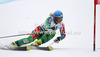 Tanja Poutiainen of Finland skiing in first run of women giant slalom race of Audi FIS Alpine skiing World cup 2012-2013 in Semmering, Austria. Women giant slalom race of Audi FIS Alpine skiing World cup was held in Semmering, Austria, on Friday, 28th of December 2012.
