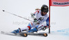 Lara Gut of Switzerland skiing in first run of women giant slalom race of Audi FIS Alpine skiing World cup 2012-2013 in Semmering, Austria. Women giant slalom race of Audi FIS Alpine skiing World cup was held in Semmering, Austria, on Friday, 28th of December 2012.

