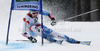 Dominique Gisin of Switzerland skiing in first run of women giant slalom race of Audi FIS Alpine skiing World cup 2012-2013 in Semmering, Austria. Women giant slalom race of Audi FIS Alpine skiing World cup was held in Semmering, Austria, on Friday, 28th of December 2012.
