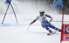 Frida Hansdotter of Sweden skiing in first run of women giant slalom race of Audi FIS Alpine skiing World cup 2012-2013 in Semmering, Austria. Women giant slalom race of Audi FIS Alpine skiing World cup was held in Semmering, Austria, on Friday, 28th of December 2012.
