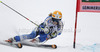 Frida Hansdotter of Sweden skiing in first run of women giant slalom race of Audi FIS Alpine skiing World cup 2012-2013 in Semmering, Austria. Women giant slalom race of Audi FIS Alpine skiing World cup was held in Semmering, Austria, on Friday, 28th of December 2012.

