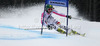 Lena Duerr of Germany skiing in first run of women giant slalom race of Audi FIS Alpine skiing World cup 2012-2013 in Semmering, Austria. Women giant slalom race of Audi FIS Alpine skiing World cup was held in Semmering, Austria, on Friday, 28th of December 2012.
