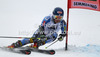 Mikaela Shiffrin of USA skiing in first run of women giant slalom race of Audi FIS Alpine skiing World cup 2012-2013 in Semmering, Austria. Women giant slalom race of Audi FIS Alpine skiing World cup was held in Semmering, Austria, on Friday, 28th of December 2012.
