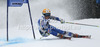 Maria Pietilae-Holmner of Sweden skiing in first run of women giant slalom race of Audi FIS Alpine skiing World cup 2012-2013 in Semmering, Austria. Women giant slalom race of Audi FIS Alpine skiing World cup was held in Semmering, Austria, on Friday, 28th of December 2012.
