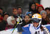 Tenth placed Maria Pietilae-Holmner of Sweden reacts in finish of second run of women giant slalom race of Audi FIS Alpine skiing World cup 2012-2013 in Semmering, Austria. Women giant slalom race of Audi FIS Alpine skiing World cup was held in Semmering, Austria, on Friday, 28th of December 2012.
