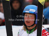 Twentieth placed Tanja Poutiainen of Finland reacts in finish of second run of women giant slalom race of Audi FIS Alpine skiing World cup 2012-2013 in Semmering, Austria. Women giant slalom race of Audi FIS Alpine skiing World cup was held in Semmering, Austria, on Friday, 28th of December 2012.
