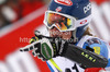 Eight placed Mikaela Shiffrin of USA reacts in finish of second run of women giant slalom race of Audi FIS Alpine skiing World cup 2012-2013 in Semmering, Austria. Women giant slalom race of Audi FIS Alpine skiing World cup was held in Semmering, Austria, on Friday, 28th of December 2012.

