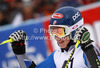 Eight placed Mikaela Shiffrin of USA reacts in finish of second run of women giant slalom race of Audi FIS Alpine skiing World cup 2012-2013 in Semmering, Austria. Women giant slalom race of Audi FIS Alpine skiing World cup was held in Semmering, Austria, on Friday, 28th of December 2012.
