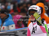 Fifth placed Viktoria Rebensburg of Germany reacts in finish of second run of women giant slalom race of Audi FIS Alpine skiing World cup 2012-2013 in Semmering, Austria. Women giant slalom race of Audi FIS Alpine skiing World cup was held in Semmering, Austria, on Friday, 28th of December 2012.
